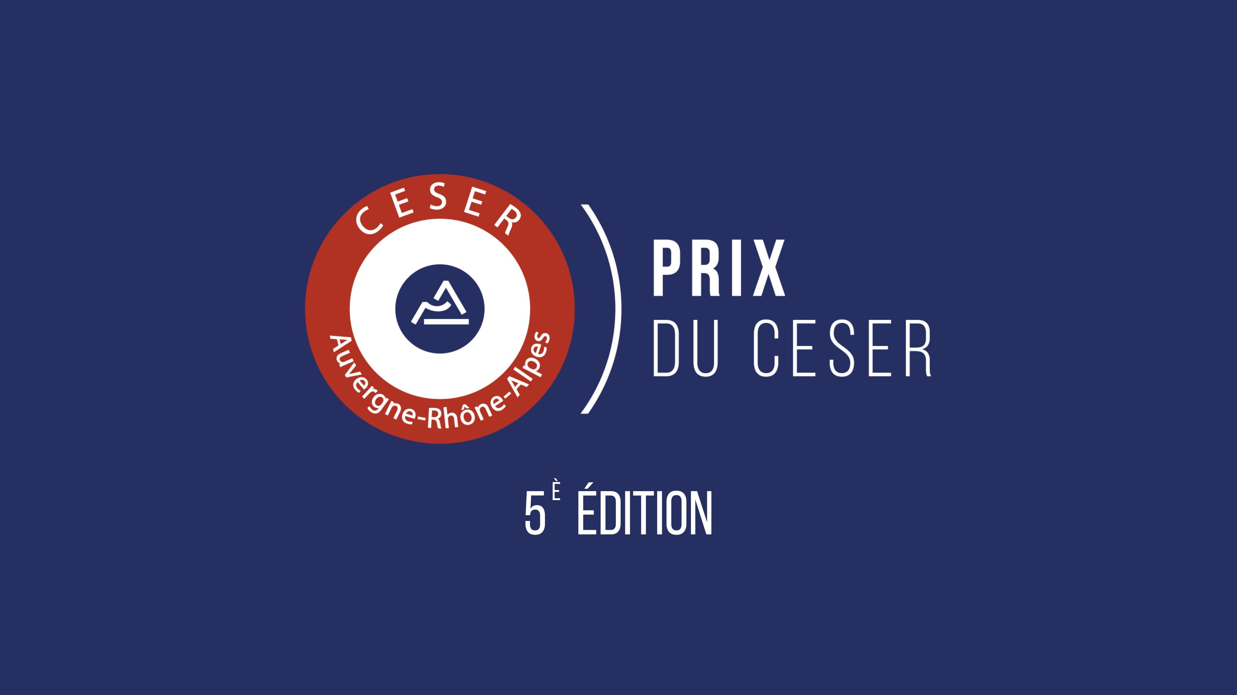 Cérémonie du Prix du CESER 5ème édition